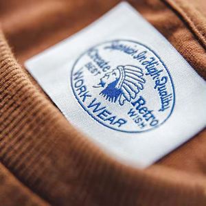 Étiquettes tissées de haute qualité pour vêtements, étiquettes de col, logo personnalisé, étiquettes tissées pour marque de vêtements - Product Image 3