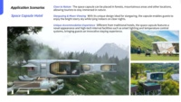 Hotel Kapsul OEM ODM Anti-Kondensasi Desain Unit Utuh Non-Modular untuk Penggunaan di Resor Gunung, Kamar Tidur, dan Bengkel
