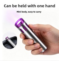 Linterna UV Multifuncional de Acero Inoxidable 304 de 365nm, Recargable Tipo-C, Portátil, Luz Negra EDC con Filtro de Lámpara de Wood