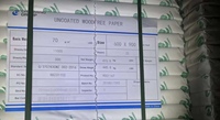 Papel Offset Sin Recubrimiento Blanco Crudo para Impresión, Papel para Cuadernos de 80 g/m², Papel Bond para Fabricación de Cuadernos