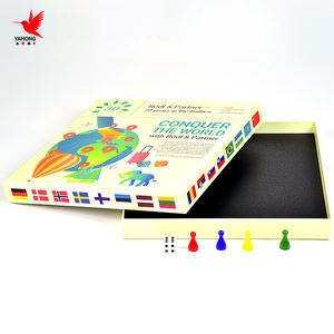 ชุดเกมกระดานโต๊ะกระดาษแข็งเพื่อการศึกษาพร้อมชิ้นส่วนของโรงงานพิมพ์การ์ดเกม - Product Image 6