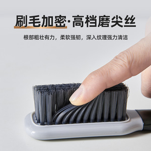 Shoe <b>Cleaning</b> Brush Set Plastic Nylon Bristles For Shoes And <b>Clothes</b> - Product Image 4