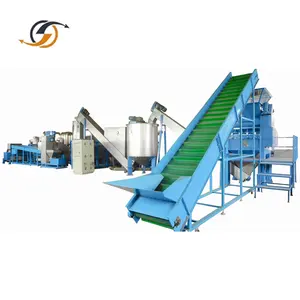 PET Bottle Plastic Washing Line Pp Pe Recycling Flakes Production Line Waste Recycling Plant with shredder machine