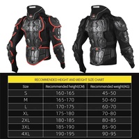 Blouson de Protection Intégrale pour Moto, Dorsale, Poitrine, Motocross, 2 Styles