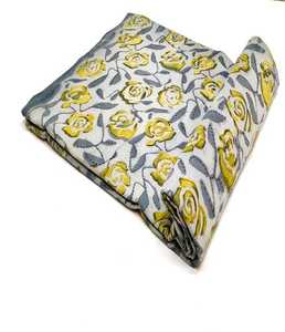 Tissu en coton imprimé à la main, motif floral et ethnique, pour fabricants de vêtements – Approvisionnement direct usine - Product Image 6