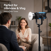 Éclairage d'appoint pour photographie en direct et vidéo courte, puissance 360W, contrôle par application, lumière constante pour le cinéma et la télévision