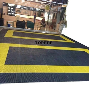 Carrelage en PVC pour revêtement de sol de garage à drainage imbriqué - Product Image 5