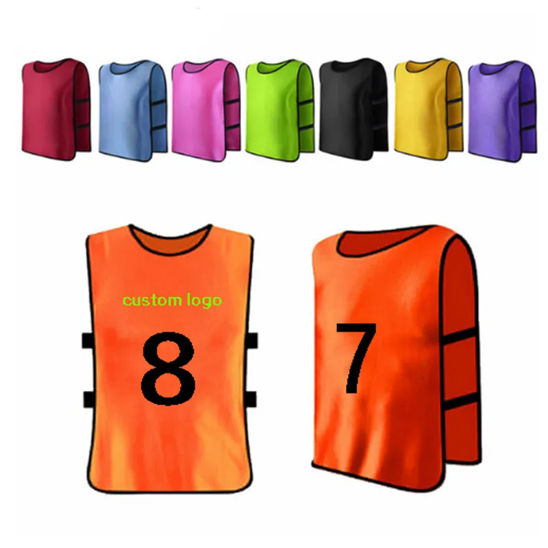 เสื้อฟุตบอล2023แบบใส่กลับด้านได้เสื้อกล้ามฝึกฟุตบอล