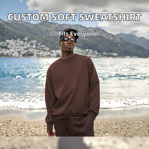 Vêtements de sport personnalisés pour hommes, vêtements décontractés, doux, confortables, respirants, écologiques, tricotés, à manches longues, col rond, ODM - Product Image 2