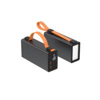 JYWD Batterie Externe Portable 60000 mAh à Charge Rapide PD100W avec Corde de Suspension pour Camping en Plein Air et Stockage d'Énergie Léger