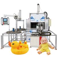 Machine automatique de fabrication de jouets en PVC souple, équipement de production de poupées légumes par moulage rotatif, fabricant