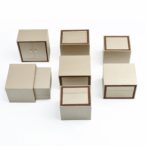 Custom Logo <b>Black</b> Round Flip Jewelry <b>Box</b> with Lid for Women's Gift Packaging - Product Image 2