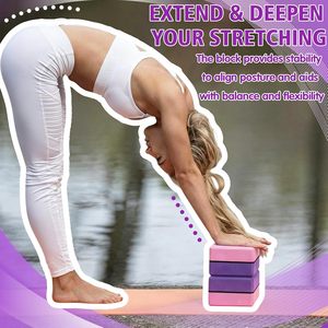 EVA <b>Yoga</b> Block Brick High Density Foam Fitness Gym <b>Pilates</b> Exercise Stretching Block 280g Camo Pattern 17 Colors Custom - Product Image 5