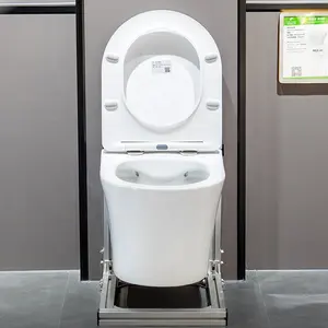 Perlengkapan sanitasi tanpa bingkai WC kamar mandi langsung dari pabrik mangkuk Toilet gantung dinding Toilet Toilet cuci bawah keramik