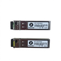 Transceiver SFP+ BIDI ZISA 10G 10km 20km Simplex LC Fibre Unique WDM 10GBASE-BX SMF DDM Module Optique Compatible Mikrotik