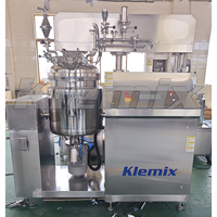 Machine à émulsionner cosmétique à levage hydraulique 100L, machine à fabriquer du shampoing, machine à savon liquide