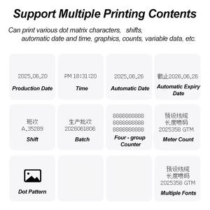 New Inkjet Batch Code Printer Continuous Cij Expire Date <strong>Coder</strong> Printer Pet Bottle Coding Machine Solvent <strong>Ink</strong> Single Color - Product Image 2