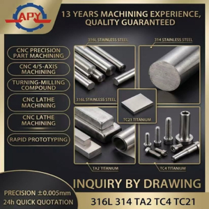 Services de fraisage CNC 5 axes haute précision sur mesure OEM pour toutes les industries : acier, laiton, titane, pièces de fraisage personnalisées, robotique - Product Image 2