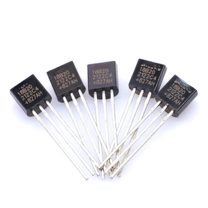 <span class=keywords><strong>Sensor</strong></span> de temperatura <span class=keywords><strong>Chip</strong></span> electrónico DS18B20 TO-92 18B20 chips IC DIY Termómetro digital electrónico DS18B20... - Product Image 1