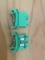 32A High-Current Flame-Retardant Screw Connection Spring Terminal Block for Automotive Industrial Wiring-Din Rail Type