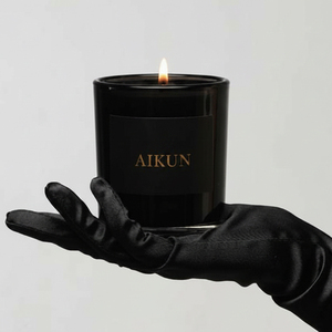 AIKUN Wholesale Supplier Premium Handmade Eco Friendly Soy Wax Strict Quality Control Long Lasting Glass <b>Candle</b> for Home Decor - Product Image 1