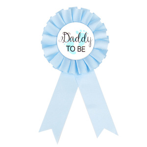 Q31009 Photo Props Cadeau Bébé Fille Douche Fête DADDY Maman Badge Corsage Ensemble Maternité Décoration Sash <span class=keywords><strong>Grossesse</strong></span> Ventre <span class=keywords><strong>Ceinture</strong></span> - Product Image 2