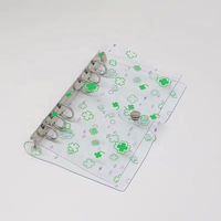 Étudiant Voyage Soft Shell Binder Six-Hole Multi-Color Transparent PVC Livre à feuilles mobiles Simple Loose-Leaf Soft Shell Carte de crédit