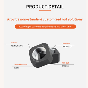 Tuercas de bloqueo M12 RN antivibración de alta dureza para productor profesional al por mayor diseñadas para soporte de carcasa de rodamiento - Product Image 2