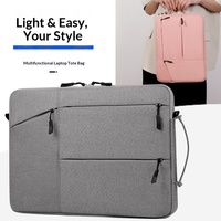 Sac d'ordinateur portable professionnel personnalisé en gros, étui pour ordinateur portable pas cher, pochette en tissu doux pour ordinateur portable