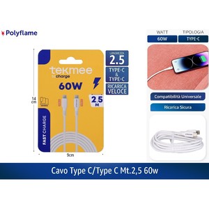 Cavo 60W loại C Cáp dữ liệu mt.2, <span class=keywords><strong>5</strong></span> Tương thích với MacBook Pro & <span class=keywords><strong>iPhone</strong></span> tốc độ cao sạc & đồng bộ - Product Image 1