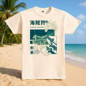 T-shirt stile Three Swords, design Pirate Hunter, taglia unisex per adulti - Product Image 3