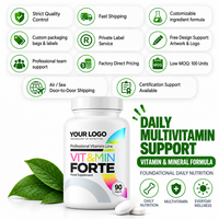 Comprimés multivitaminés OEM ODM avec vitamines A, C, D, E et minéraux, nutrition quotidienne, antioxydant, complément alimentaire, marque privée B2B