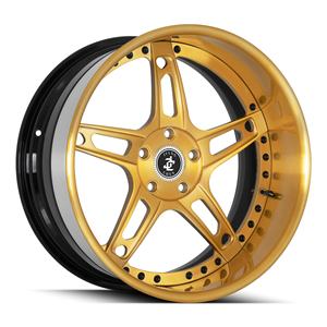 ล้อแม็กซ์อะลูมิเนียมอัลลอยด์ Forgiato ขอบ 26 นิ้ว ขัดเงาสีทอง/สีทองแดง ขายดีจากโรงงาน สภาพใหม่ - Product Image 4