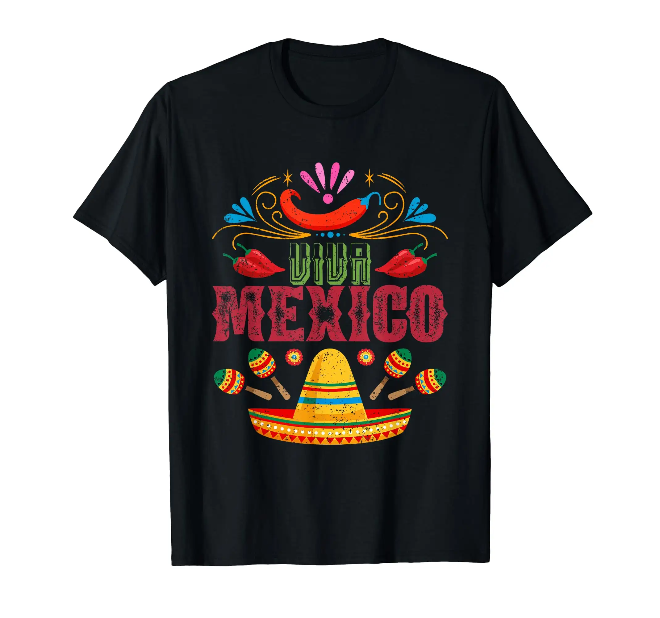 Premium Groothandel Op Maat Gemaakte Zwarte Cinco De Mayo Verjaardagscadeaus Souvenir Reiziger Man Straat Effen Katoenen T-Shirt