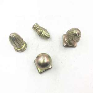 Dekorative Stücke aus poliertem Messing guss OEM Factory Custom Forged Steel Zaun pfosten kappen - Product Image 3