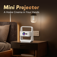 Proyector de Cine en Casa OEM de Marca Personalizada S34, Inteligente, Android 13, LCD Portátil, 5G, WiFi, BT, HD 720P, Compatible con 1080P 4K