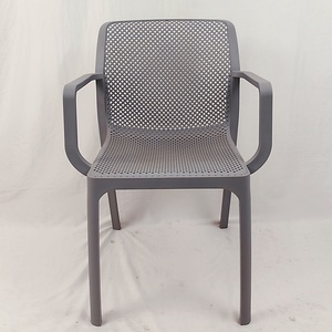 Durable Simple Cheap <strong>Garden</strong> Outdoor Plastic <strong>Chair</strong> with Arm Rest <strong>Stackable</strong> pp Leisure Dining <strong>Chair</strong> Strong Seating - Product Image 2