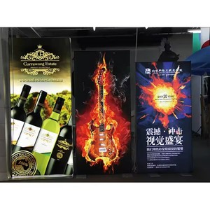 Giá tốt nhất tùy chỉnh kích thước nhôm Pop hiển thị ngoài trời thẳng Backdrop bước lặp lại biểu ngữ đứng quảng cáo dẫn hộp Đèn - Product Image 2