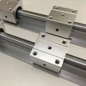 뜨거운 판매 2 선형 가이드 레일 SBR20 - 1000mm + 4 SBR20UU 베어링 가이드 블록 CNC 세트