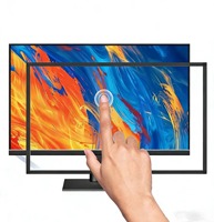 YINGTOUCH 19-Inch Plug Play Infrared Touch Screen Frame 16:9 Aspect Ratio USB Interface Monitor for Teaching Interactive Use