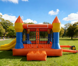Château gonflable pour enfants avec toboggan, en PVC, personnalisable, Castillo Inflable, pour <span class=keywords><strong>location</strong></span> commerciale - Product Image 3