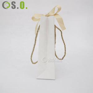 Trending Products New Arrivals Multi Exquisite Logo Paper Bag Jewelry <b>Gift</b> Bag With <b>Ribbon</b> Handles - Product Image 3