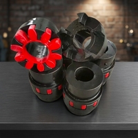 Accouplement araignée à mâchoires flexibles standard L075 Lovejoy en acier, personnalisable OEM, alésage 50 mm, pour usage industriel, accouplement à mâchoires courbées