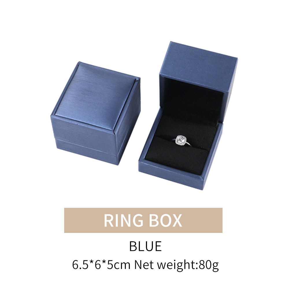 กล่องใส่แหวน สีฟ้า