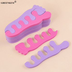 Wholesale Custom Double Color Foot Shape Toe Dividers Finger Separators Eva <strong>Toenail</strong> Spacer - Product Image 5