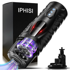 IPHISI Rotating Telescopic TPE Airplane Cup Male Masturbator Vagina Vibration Penis Exercise <strong>Machine</strong> Pocket <strong>Pussy</strong> - Product Image 2