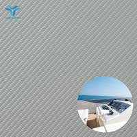Hochwertiges Carbonfaser-Muster Glänzendes Synthetisches Marine-Vinyl Wasserdicht für Boot-Autositzbezüge Sofa Dekorative Polsterung