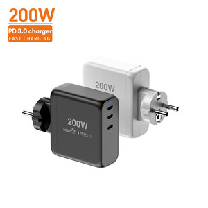 Commercio all'ingrosso 200W Super veloce testa di ricarica per Android per <span class=keywords><strong>iphone</strong></span> caricabatterie tipo c telefoni cellulari completamente compatibili tipo-C porta 3C - Product Image 1