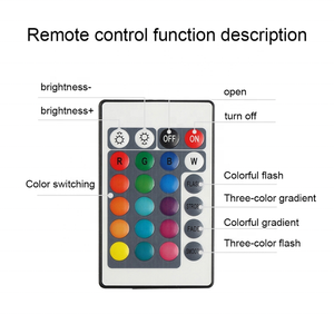 Venta al por mayor 1W LED Moon Lamp con 16 colores Regulable Control remoto Carga USB ABS Piezas <span class=keywords><strong>de</strong></span> impresora 3D para el dormitorio - Product Image 3