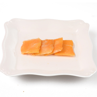 Friandise pour animaux de compagnie de haute qualité, très vendue : Morceau de poisson cuit à la vapeur, 100 % naturel, sans céréales, pour la santé de la peau et du pelage